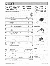 DataSheet IXFV22N60PS pdf